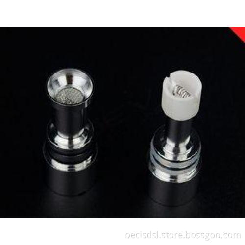 Glass Durable E Cig Clearomizer , Dry Herb Wax Atomizer